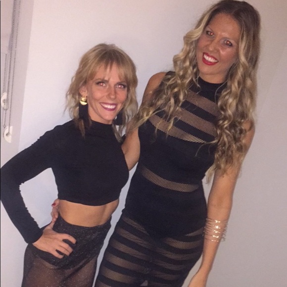 Elegant Black Mesh Dress - Picture 7 of 8